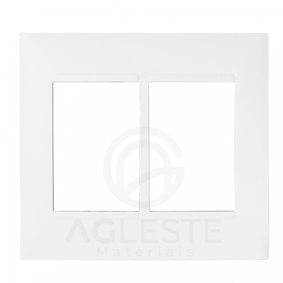 Placa P/6 Modulos 4x4 -  Pial Plus + Branco